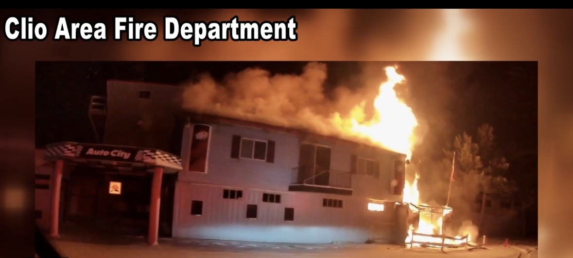 Fire Damages Auto City Speedway’s Key Structure in Clio